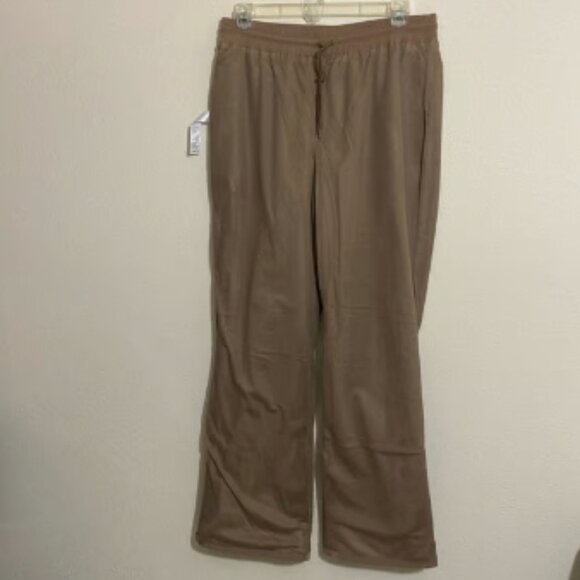 GOOD AMERICAN Women's High-Rise Wide-Leg Windbreaker Track Pants Size 4 - Picture 5 of 9